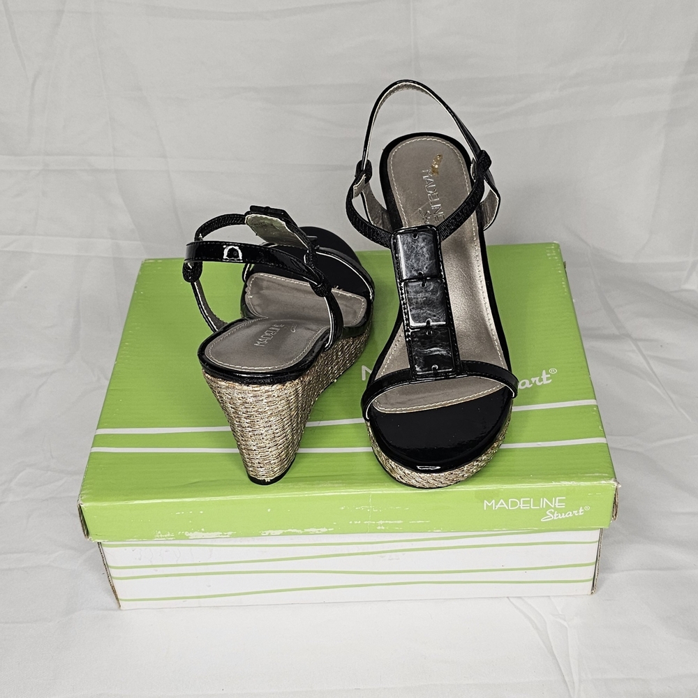 Madeline Stuart Black Women's Sandals